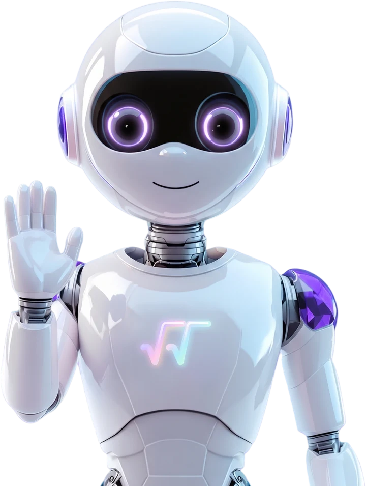 MatematikGPT'nin robot öğretmeni el sallıyor
